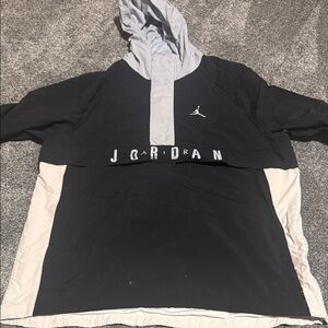Jordan Two-Tone Black and Gray Pullover